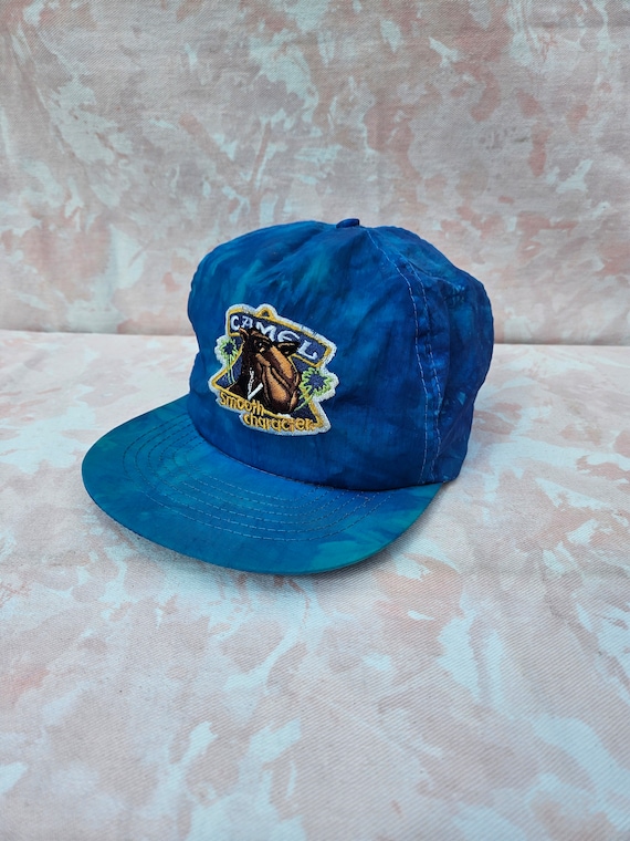 Vintage Blue Camel Snapback Hat