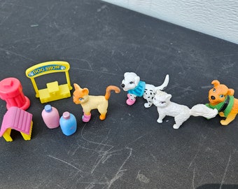 Lot d'animaux de compagnie Polly Pocket