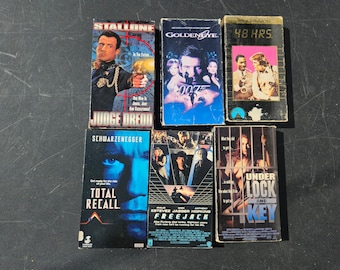 Lot Of Vhs Action Movies Thriller Films (6)