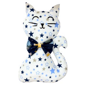 Cat Cuddle Pillow - Soft Plush Toy, 100% Cotton, Perfect for Kids & Home Decor, 50cm