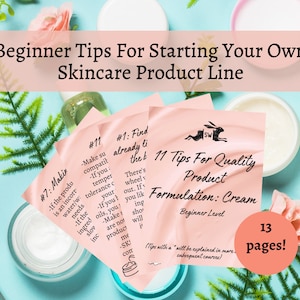 Beginner Tips For Product Formulation, Cosmetic Chemistry, Personal Beauty Skincare Product Line How to, Formulation Chemistry Tips How-To