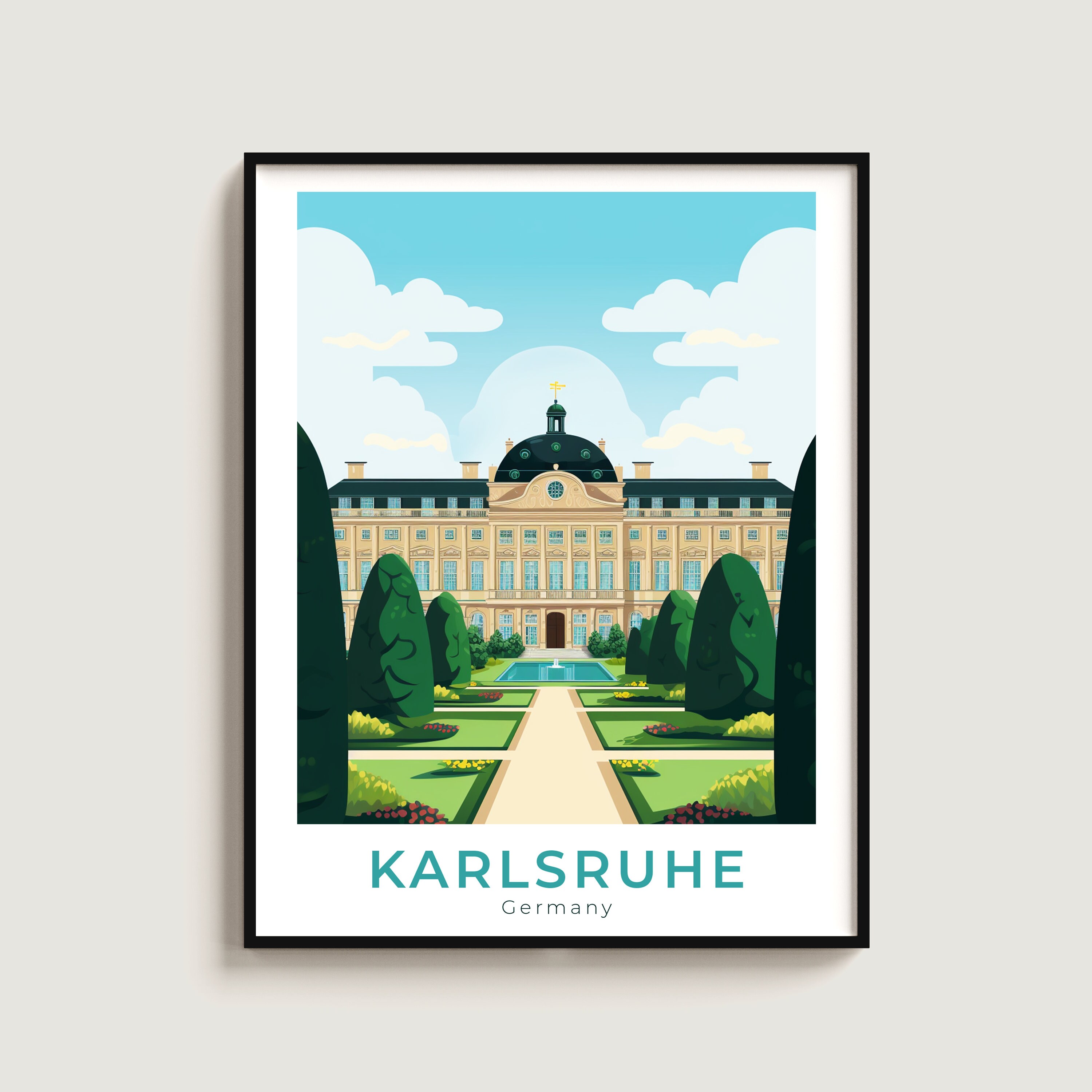 Karlsruhe Poster