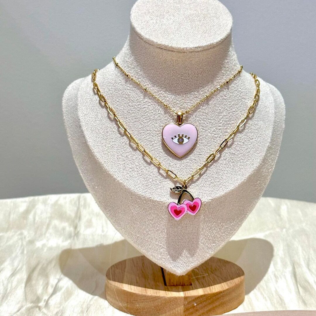 【Mikshimai】ELECTRONIC HEART NECKLACE 61AGooKQ2IL.jpg