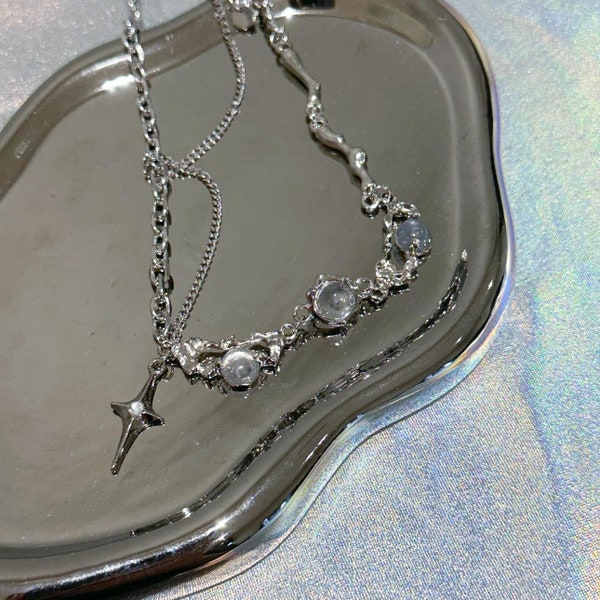 Y2k Jewelry Silver Star Etsy