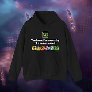 FFXIV - Grüner Panzer / Blauer Heiler - Krieger Final Fantasy XIV - Unisex Heavy Blend Hoodie