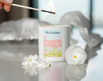 Blossom & Rain Scented candle | Luxury Candle |