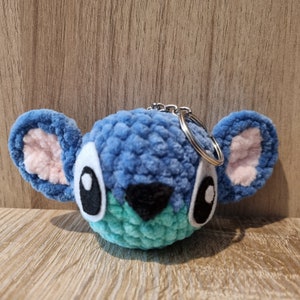 Stitch Keychain Crochet Pattern - PDF English Version