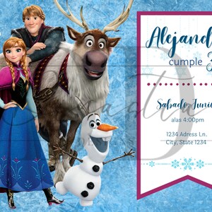 Frozen Birthday Digital Invitation