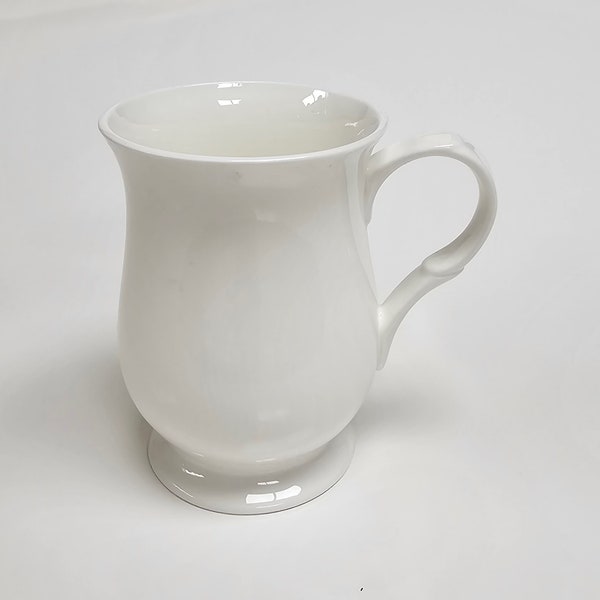 Fine bone china, white  cup/mug