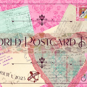 Carte postale de la Journée mondiale de la carte postale 2023 !