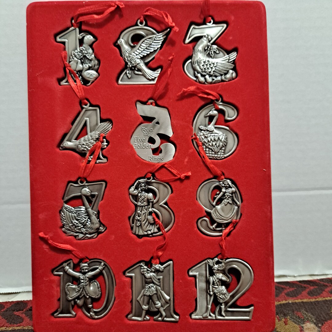 Belk Twelve Days of Christmas Metal / Brass Heavy Christmas Etsy