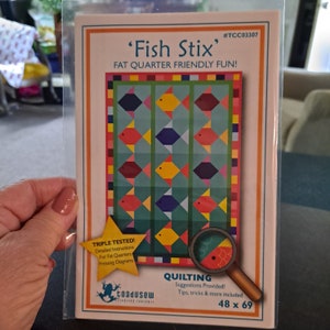 2007 Toadusew TCC03037 &#39;&#39;Fish Stix&#39;&#39; Classic Pattern 48 x 69
