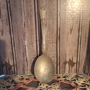 Vintage WM Rogers H8 Silver Plate? Serving Spoon