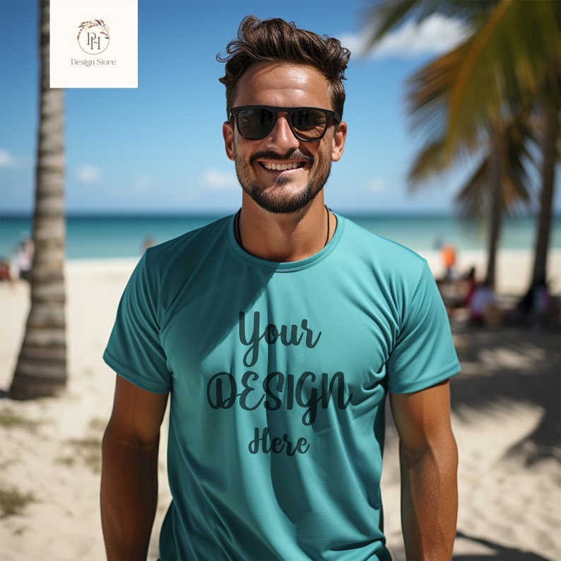 Gildan Hammer T-Shirt - 6.0 Oz 100% Combed Ring-Spun Cotton, Classic Fit (2XL, Lagoon Blue) - View #9