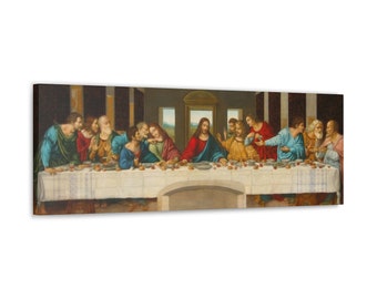 Das letzte Abendmahl Wandkunst Leonardo da Vinci, Letztes Abendmahl Leinwand Gemälde, religiöse Kunst