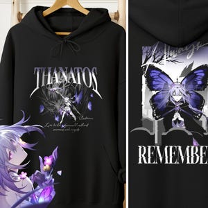 Castorice Themed Hoodie, Honkai Star Rail Merch Bekleidung, Unisex HSR Hoodies, Anime Streetwear, Nicht Cringy, Starrail Merch Geschenk