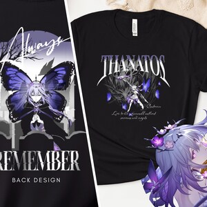 Castorice Themed T-Shirt, Honkai Star Rail Tshirts, HSR Unisex Tees Tshirt, Anime Streetwear, Otaku Apparel, Merch Gift