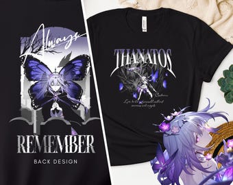Castorice Themed T-Shirt, Honkai Star Rail Tshirts, HSR Unisex Tees Tshirt, Anime Streetwear, Otaku Apparel, Merch Gift