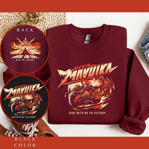 Mavuika Themed Sweatshirt, Unisex Genshin Pullover Bekleidung, Natlan Pyro Archon Merch, Genshinimpact Anime Western Geschenk, Otaku Bekleidung