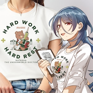 Natasha Themed Honkai Star Rail Unisex T-shirt, Tees, T shirts, Apparel, Anime, Otaku, Nursing, Gift for Nurse, Doctor Shirt, Nurse Shirt