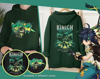 Hoodie met Kinich-thema, Genshin Impact-universele hoodies, Natlan Genshinimpact-animekleding, Otaku-hoodie, Genshin-merchandise