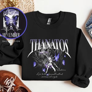 Castorice Themed Sweatshirt, Honkai Star Rail Unisex Sweater, Anime Streetwear Apparel, Aesthetic Otaku Sweatshirt, HSR Merch Gift