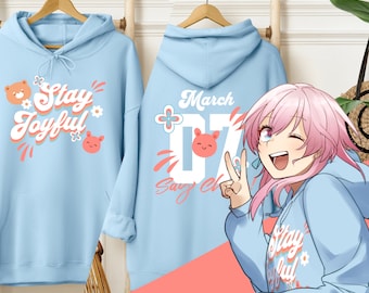7 maart thema-unisex hoodie, Honkai Star Rail, anime hoodie, Otaku hoodies, kleding, kleding, schattig, kawaii, groovy, hoody voor vrouwen