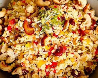 Gezond veganistisch saladerecept: Gugi's salade van de dag (digitale download)