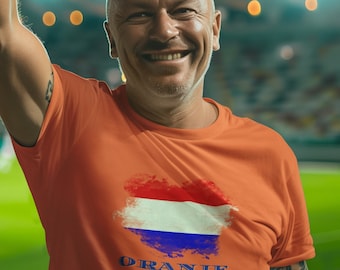 T-shirt Pays-Bas Euro 2024 Nederland Holland Tee Oranje