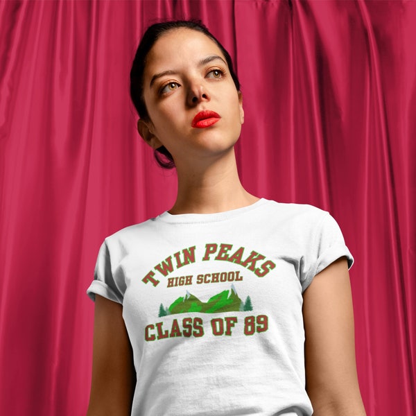 Twin Peaks Tee- Cult TV T-Shirt- Twin Peaks High School Class of 89 merchandise