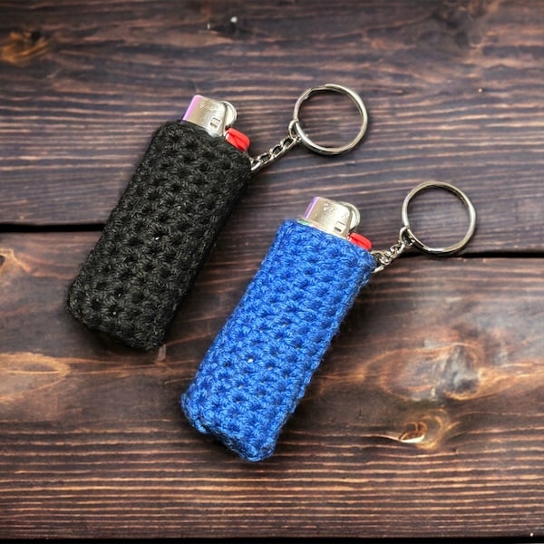 Crochet Lighter Case Etsy