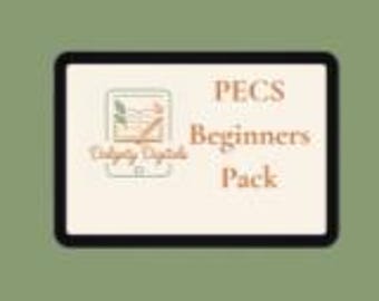 PECS Beginners Pack | Visual Communication & Daily Routine System for Neurodivergent Kids