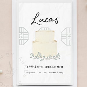 Korean 100days party for birthday, Dohl, Dol, Baekil, Doljanchi,100days, 백일, 백일잔치, 한국 백일, 백일 포스터, 돌잔치