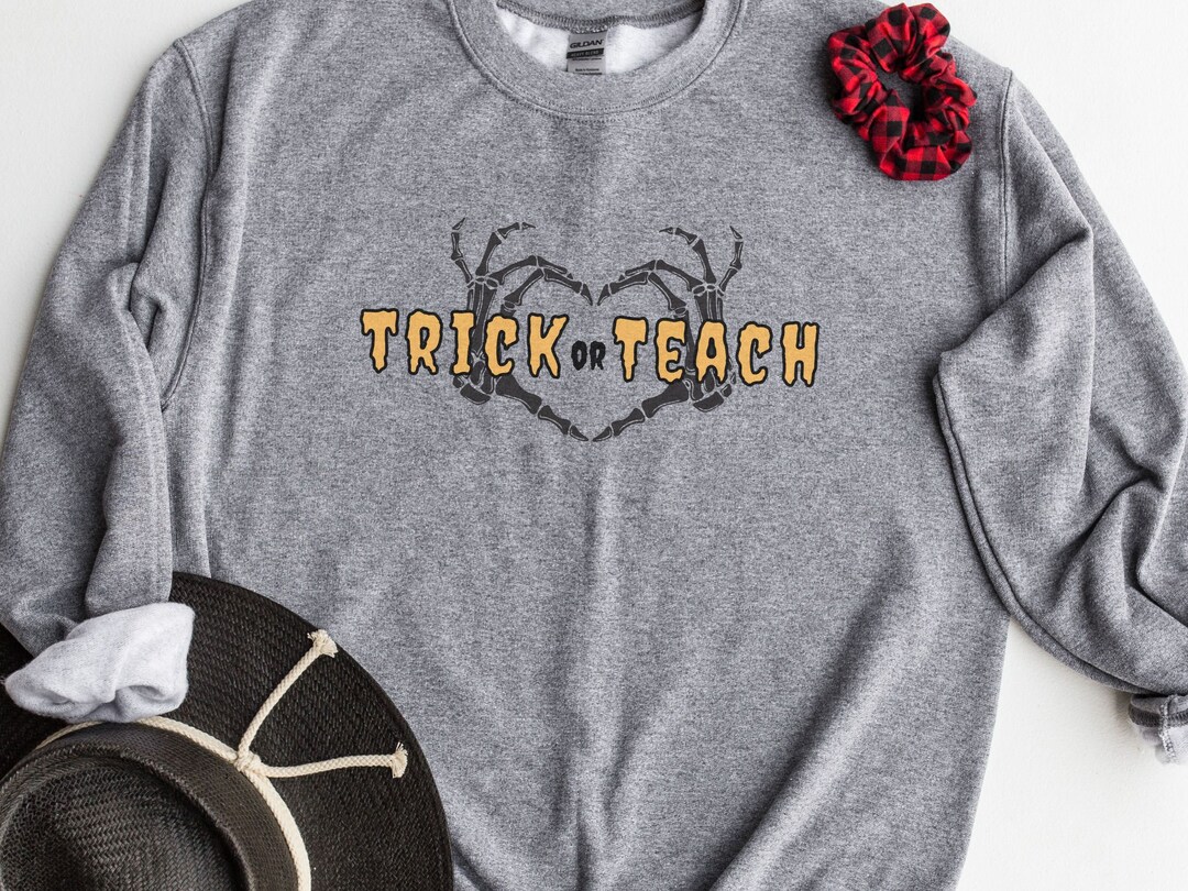 Halloween Teacher Shirts Cute Halloween Sweatshirts Halloween Etsy