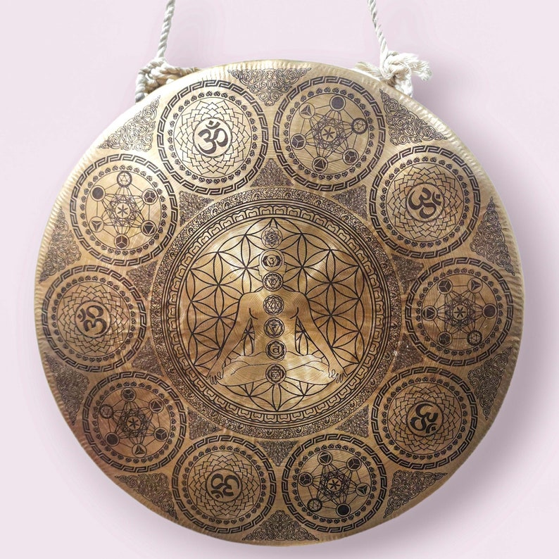 Original Tam Tam Gong/Whood Chau Gong 20 Cm, Inklusiv Holz-/Baumwollklöppel -7020 - 6