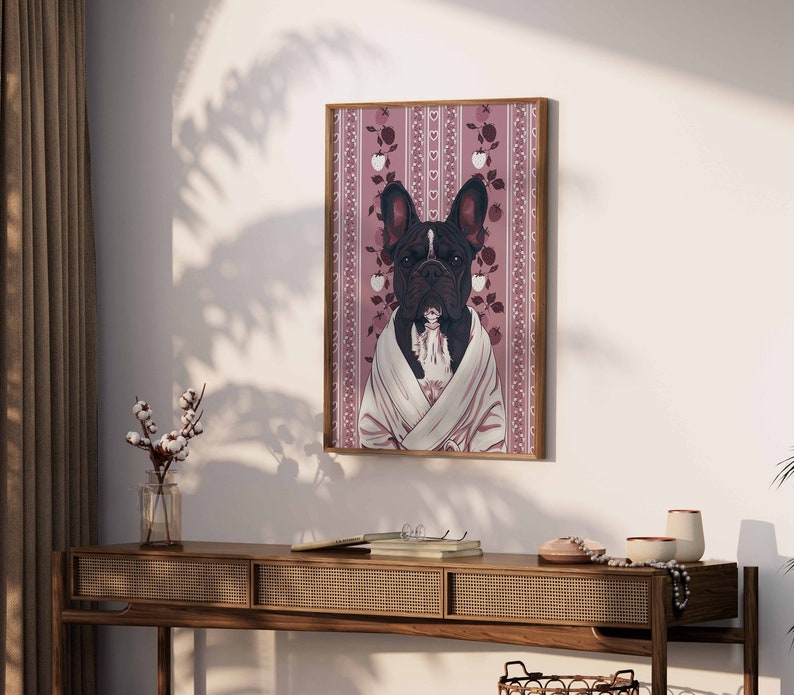 Metallschild „Life Is Better With Dogs“ – Wanddekoration Mit Französischer Bulldogge, Rustikal, Persönliches Geschenk