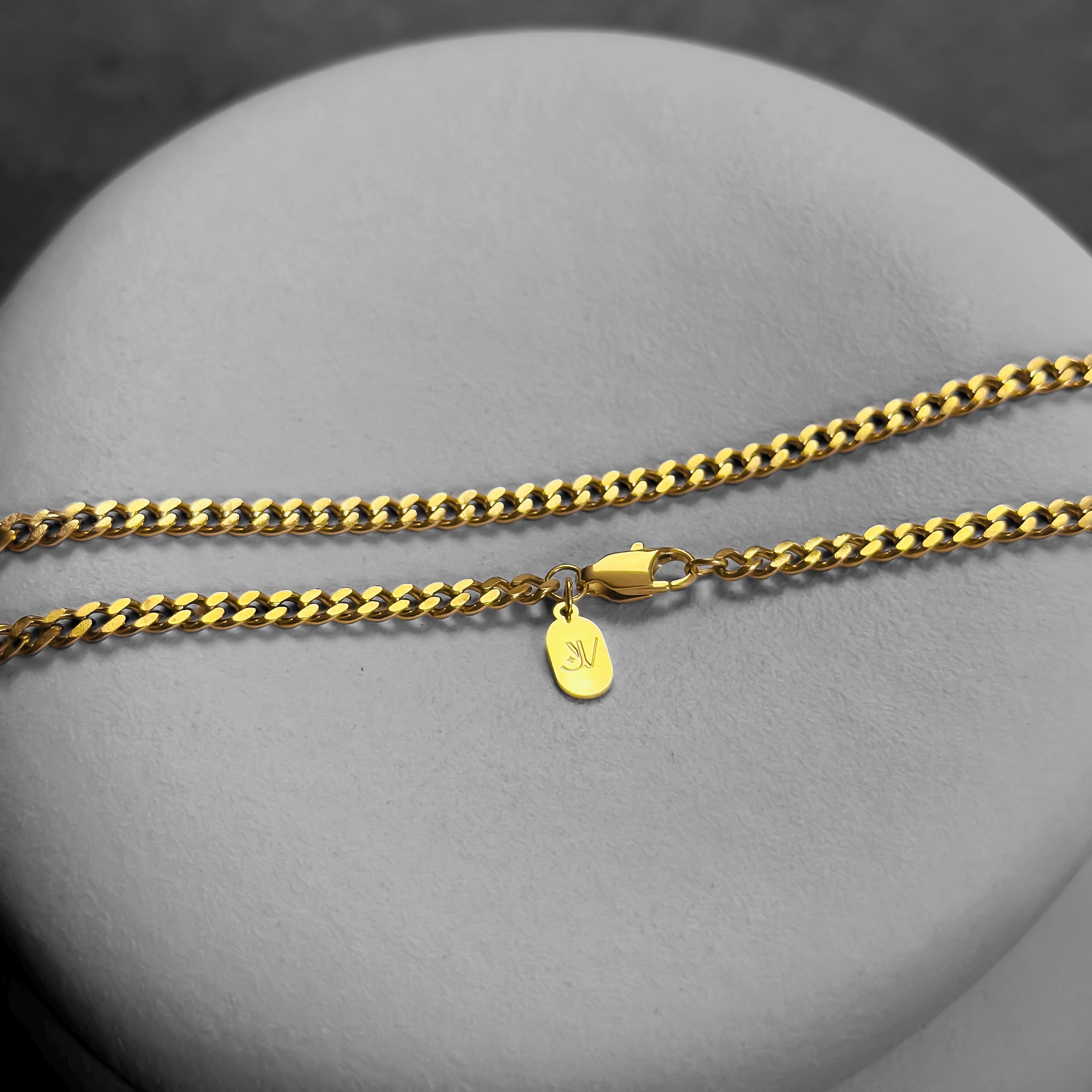 JVillion Medusa Anhänger - Goldener Schlangenkopf Streetwear Schmuck