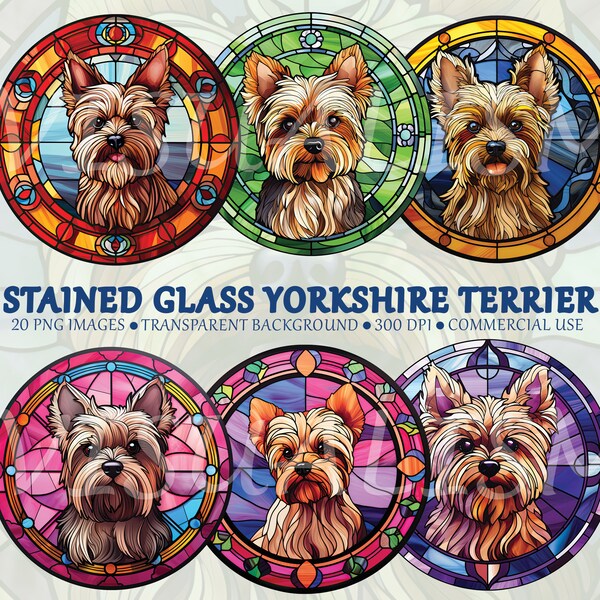 20 stainedglass yorkshire terrier png for stainedglass window hanging, stainedglass pattern, yorkshire terrier stainedglass window cling png