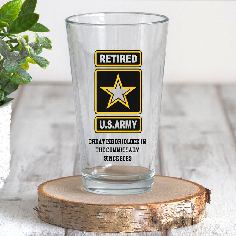 Army Retirement Custom Army Retirement Gift Military Etsy