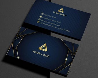 Plantilla de tarjeta de presentación minimalista: Diseño elegante y chic (Canva PDF)