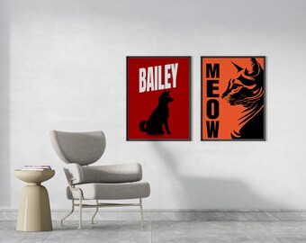 Dúo de gato y perro (Descarga digital) (Paquete de 2)