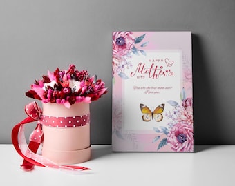 Tarjeta sincera para el Día de la Madre: Eres la mejor mamá del mundo - Descarga digital