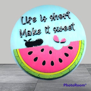 life is short watermelon SVG/digital file