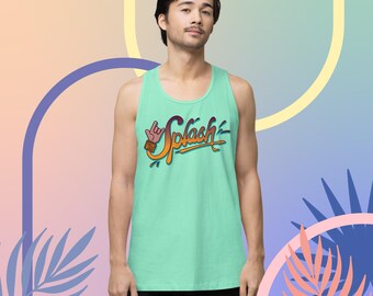 Superfly Splash - Graphic Tank Top – Cotton Sleeveless Shirt