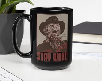 Stay Woke - Black Mug