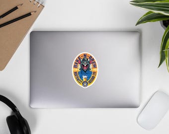 Reag the Rat Bike-N-Brew Bubble-free sticker