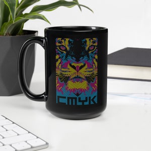 CMYK - Print Process Black Glossy Mug