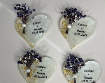 Hochzeit Gastgeschenk, Hochzeitsmagnet, Hochzeitsbevorzugungen, Verlobungsbevorzugungen, Epoxid-Magnet, Jahrestag Gefälligkeiten, islamische Hochzeit Nikah Favor