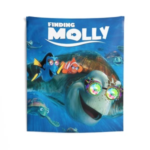 Finding Molly Rave Indoor Wall Tapestries