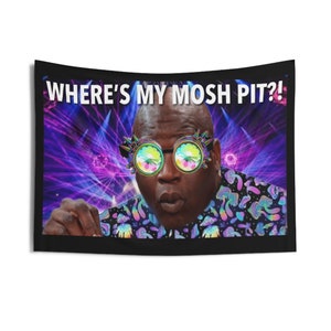 Diesel Shaq Mosh Pit Rave Indoor Wall Tapestries